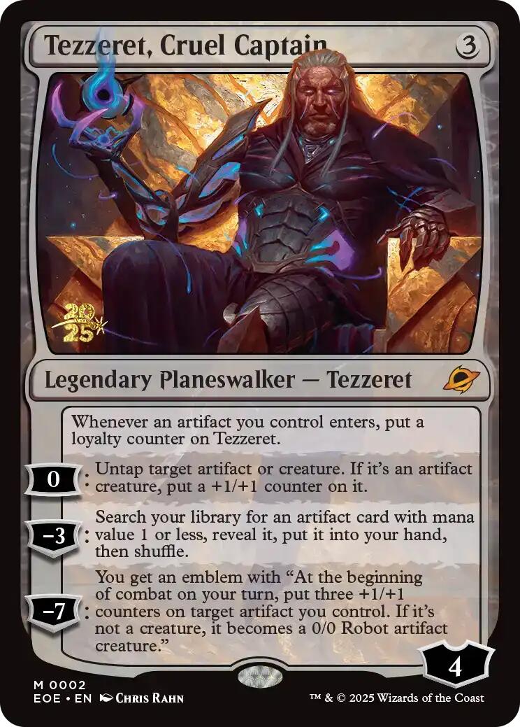 Tezzeret, Cruel Captain [Edge of Eternities Prerelease Promos] | Total Play