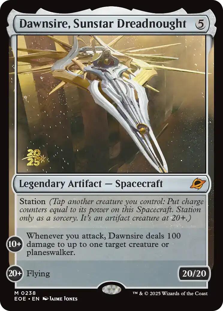 Dawnsire, Sunstar Dreadnought [Edge of Eternities Prerelease Promos] | Total Play