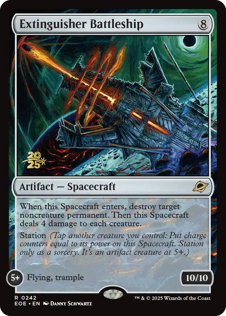 Extinguisher Battleship [Edge of Eternities Prerelease Promos] | Total Play