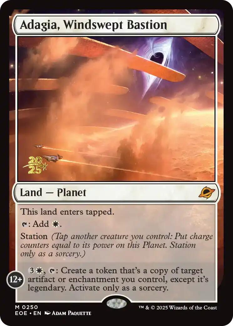 Adagia, Windswept Bastion [Edge of Eternities Prerelease Promos] | Total Play