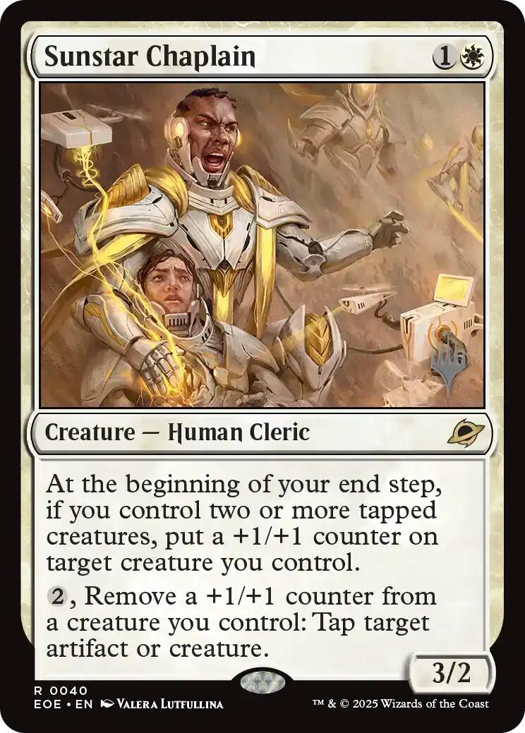 Sunstar Chaplain [Edge of Eternities Promo Pack] | Total Play