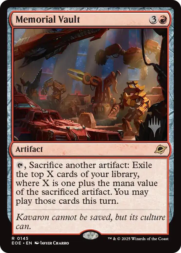 Memorial Vault [Edge of Eternities Promo Pack] | Total Play