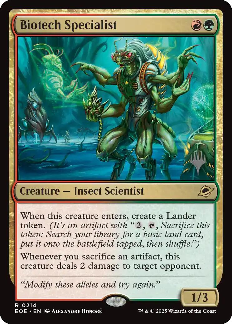 Biotech Specialist [Edge of Eternities Promo Pack] | Total Play