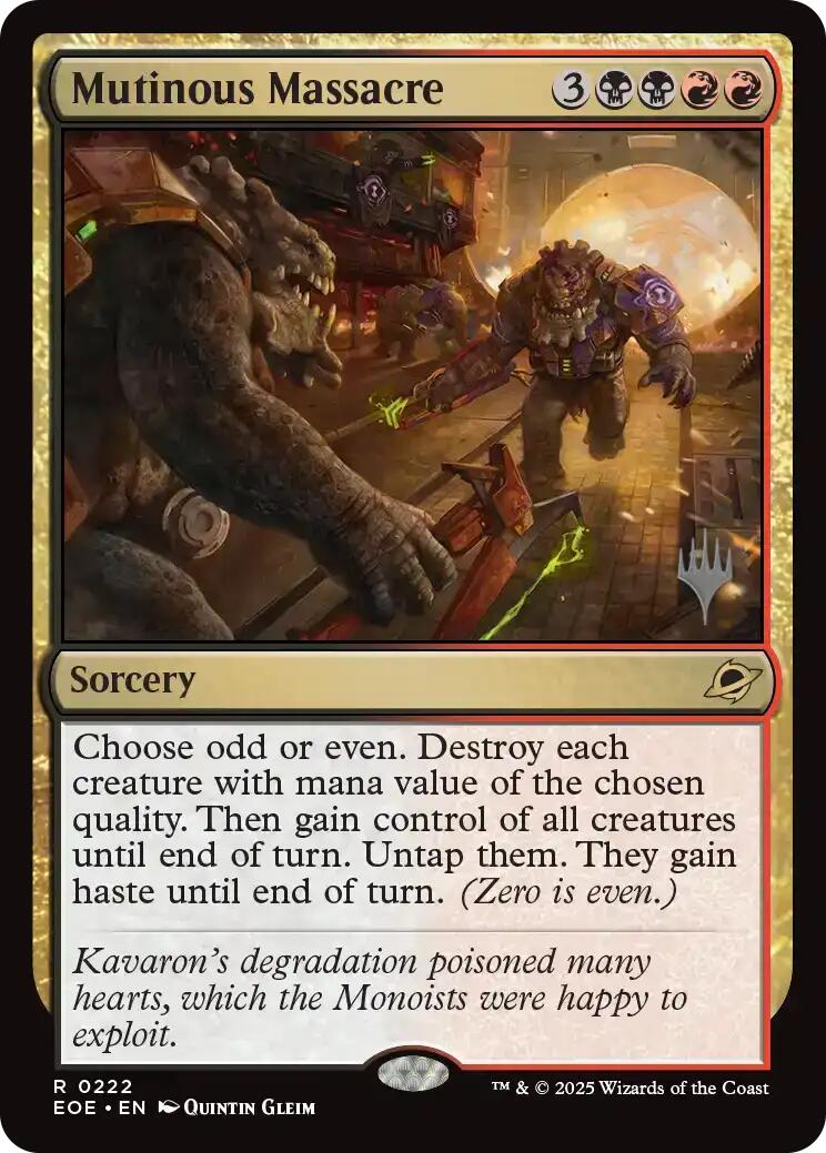 Mutinous Massacre [Edge of Eternities Promo Pack] | Total Play