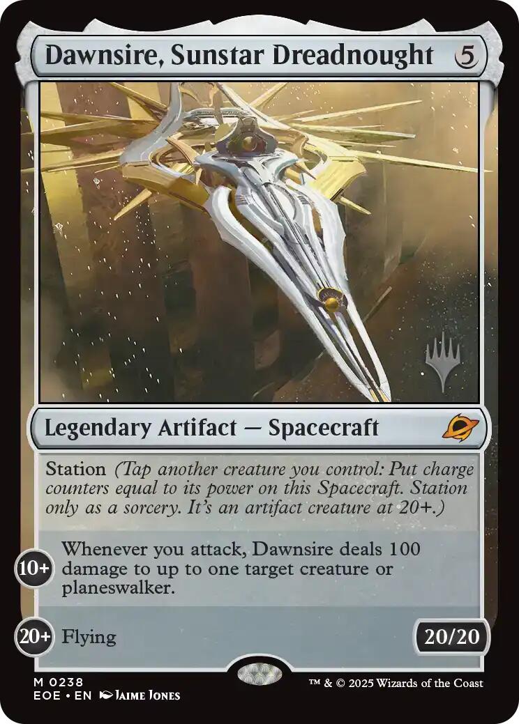 Dawnsire, Sunstar Dreadnought [Edge of Eternities Promo Pack] | Total Play
