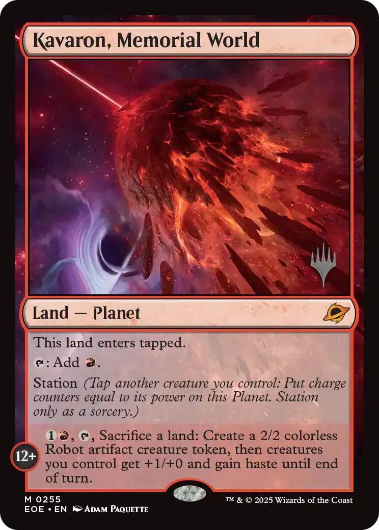 Kavaron, Memorial World [Edge of Eternities Promo Pack] | Total Play