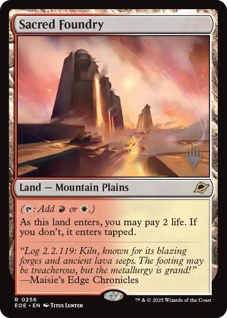 Sacred Foundry [Edge of Eternities Promo Pack] | Total Play