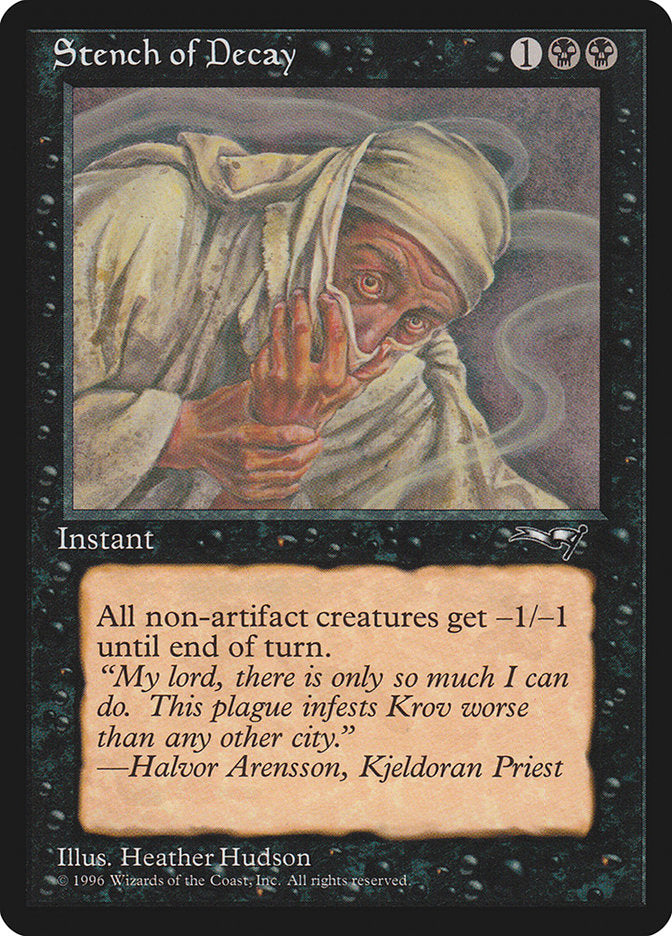Stench of Decay (Covering Mouth) [Alliances] | Total Play