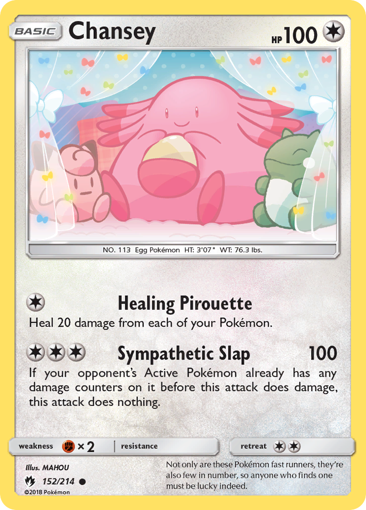 Chansey (152/214) [Sun & Moon: Lost Thunder] | Total Play
