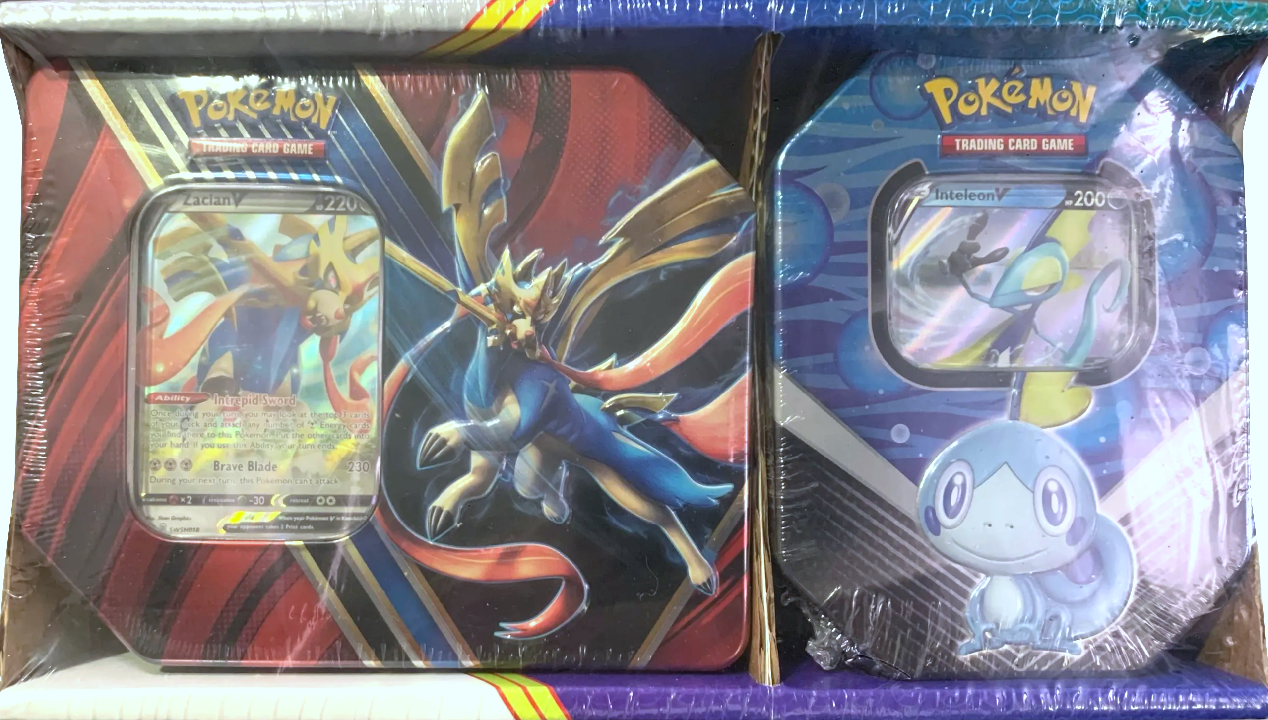 Legends of Galar/Galar Partners - 2-Pack Tin (Zacian V & Inteleon V) | Total Play