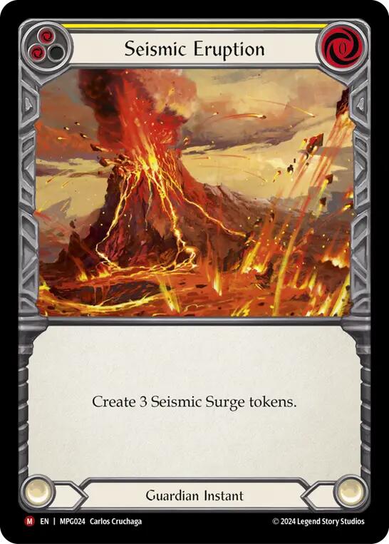 Seismic Eruption [MPG024] (Mastery Pack Guardian) | Total Play