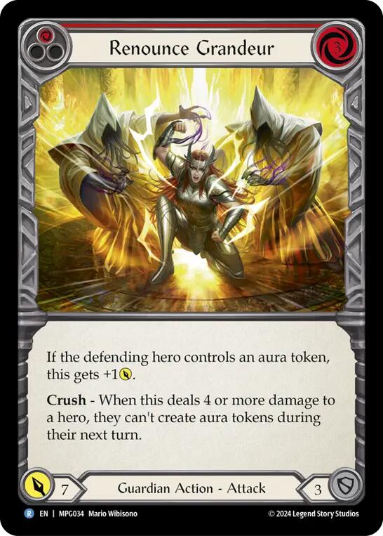 Renounce Grandeur [MPG034] (Mastery Pack Guardian)  Rainbow Foil | Total Play