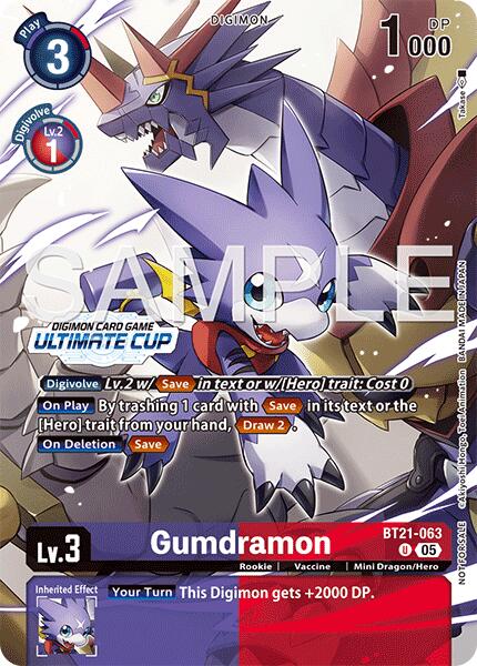 Gumdramon [BT21-063] (Ultimate Cup 25-26 Season 2) [World Convergence] | Total Play
