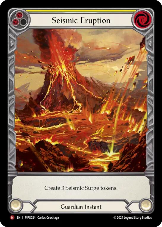 Seismic Eruption (Extended Art) [MPG024] (Mastery Pack Guardian)  Rainbow Foil | Total Play