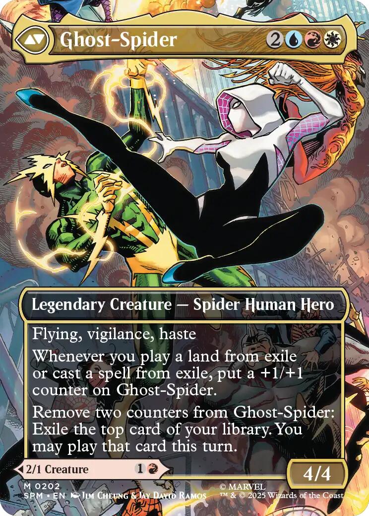 Gwen Stacy (0202) (Borderless) [Marvel's Spider-Man] | Total Play