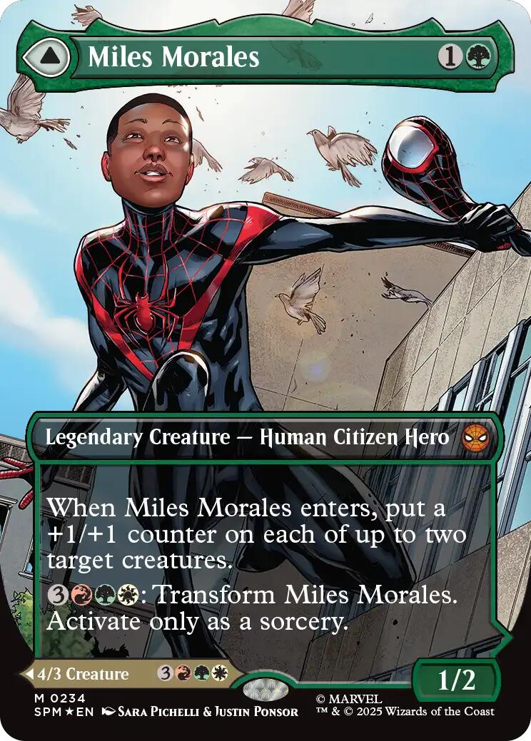 Miles Morales (0234) (Borderless) [Marvel's Spider-Man] | Total Play