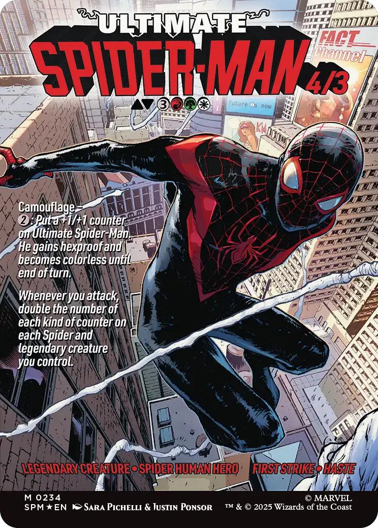 Miles Morales (0234) (Borderless) [Marvel's Spider-Man] | Total Play