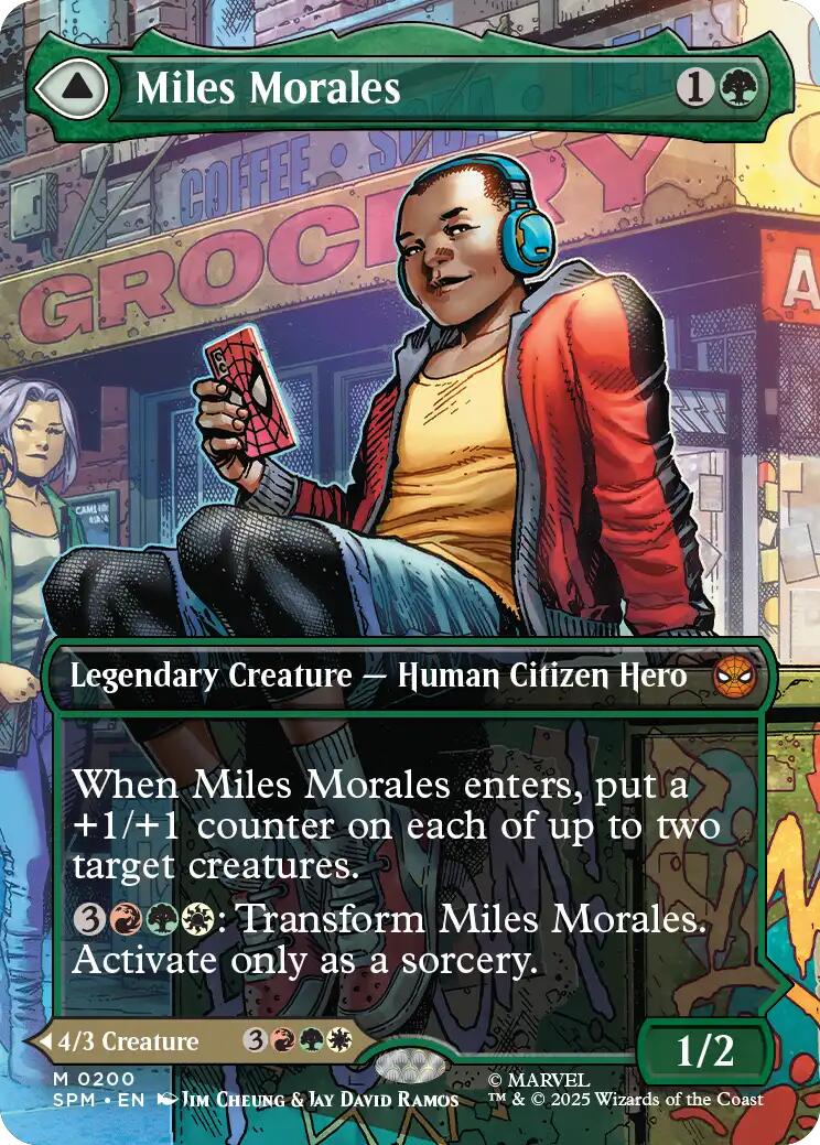 Miles Morales (0200) (Borderless) [Marvel's Spider-Man] | Total Play