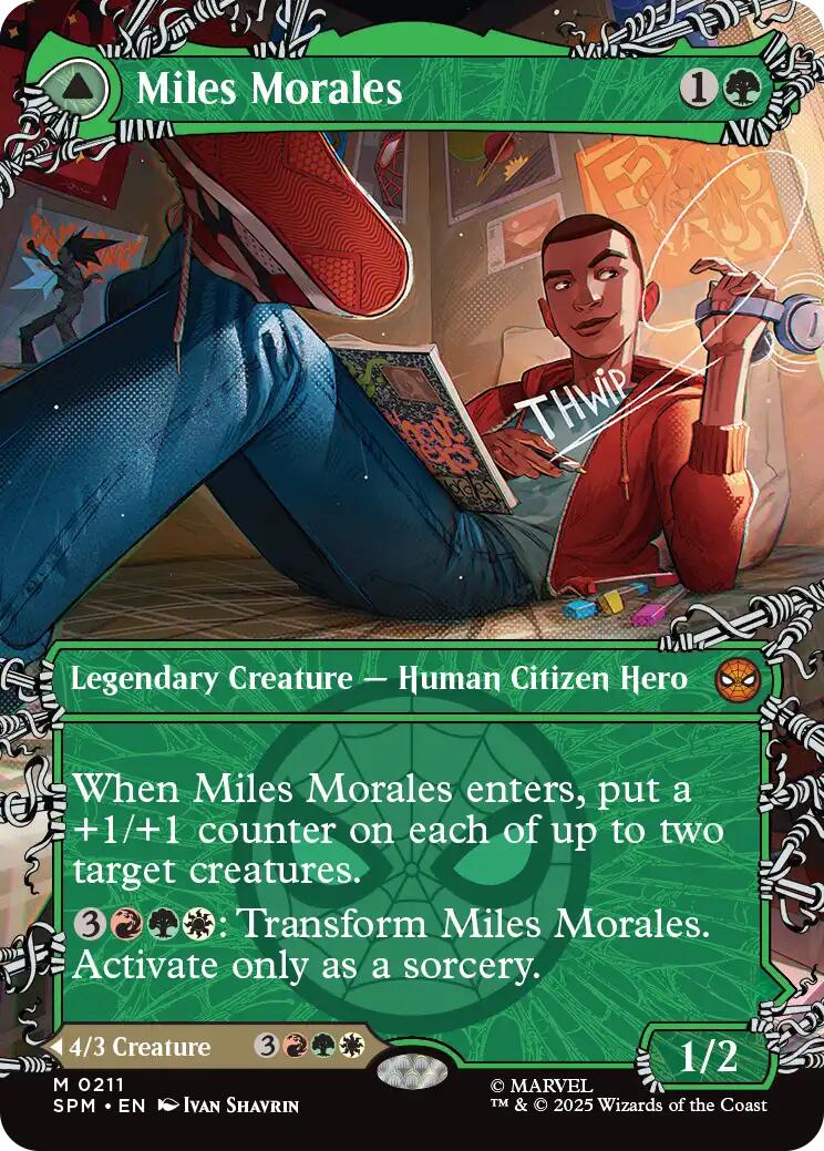 Miles Morales (0211) (Borderless) [Marvel's Spider-Man] | Total Play