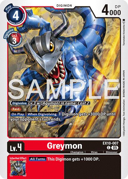 Greymon [EX10-007] [Sinister Order] | Total Play