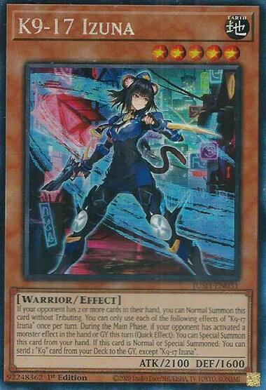 K9-17 Izuna (CR) [JUSH-EN031] Collector's Rare | Total Play
