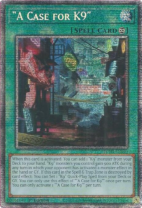 "A Case for K9" (Starlight Rare) [JUSH-EN040] Starlight Rare | Total Play