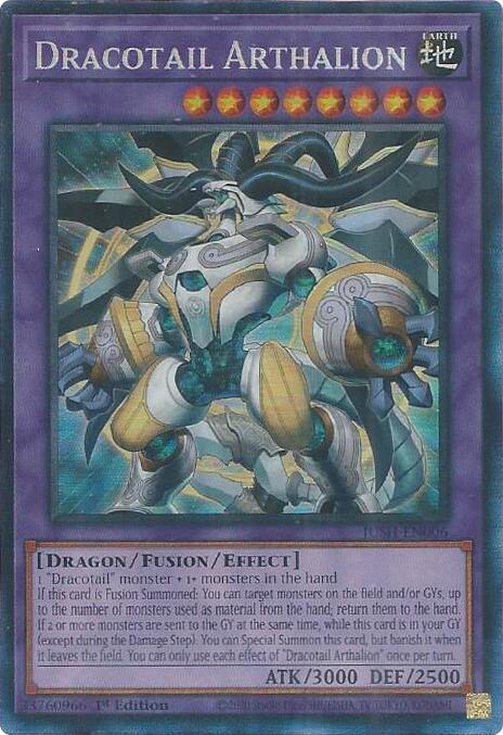 Dracotail Arthalion (CR) [JUSH-EN006] Collector's Rare | Total Play
