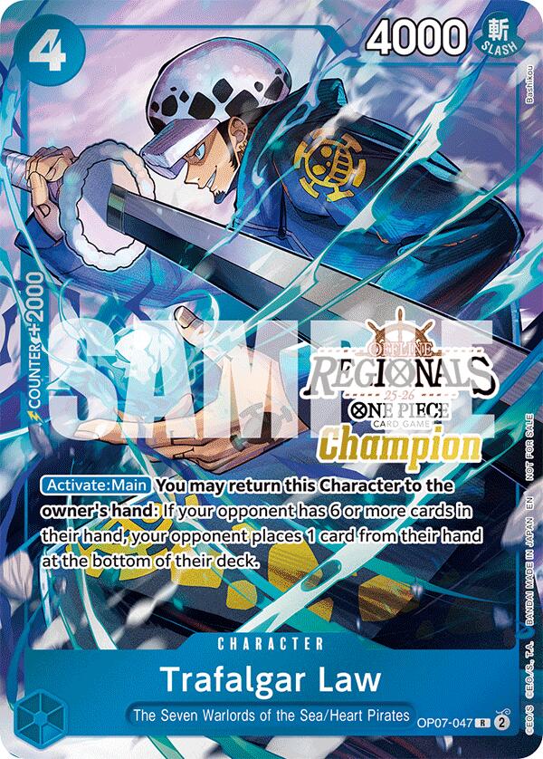 Trafalgar Law (Offline Regional Champion Card Set 2025 Vol.2) [One Piece Promotion Cards] | Total Play