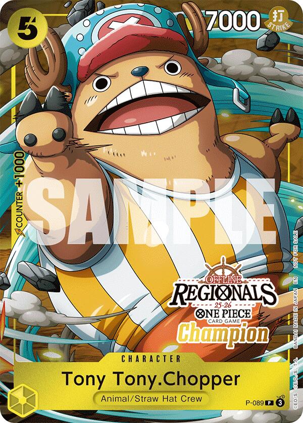 Tony Tony.Chopper (Offline Regional Champion Card Set 2025 Vol.2) [One Piece Promotion Cards] | Total Play