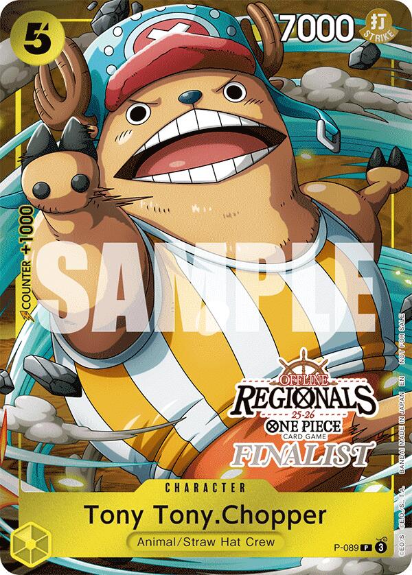 Tony Tony.Chopper (Offline Regional Finalist Card Set 2025 Vol.2) [One Piece Promotion Cards] | Total Play