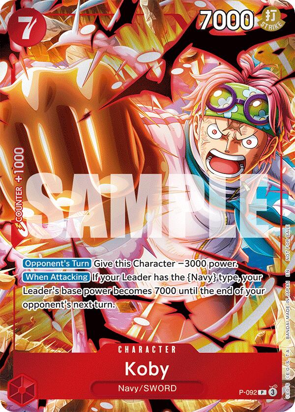 Koby (Event Pack Vol. 7) [One Piece Promotion Cards] | Total Play