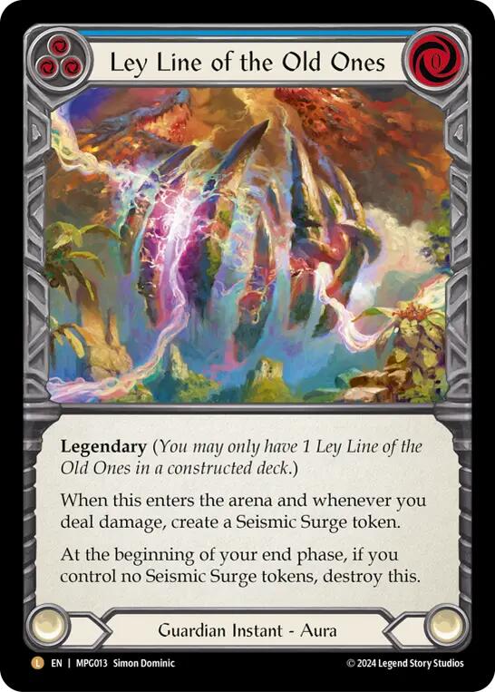Ley Line of the Old Ones [MPG013] (Mastery Pack Guardian)  Rainbow Foil | Total Play