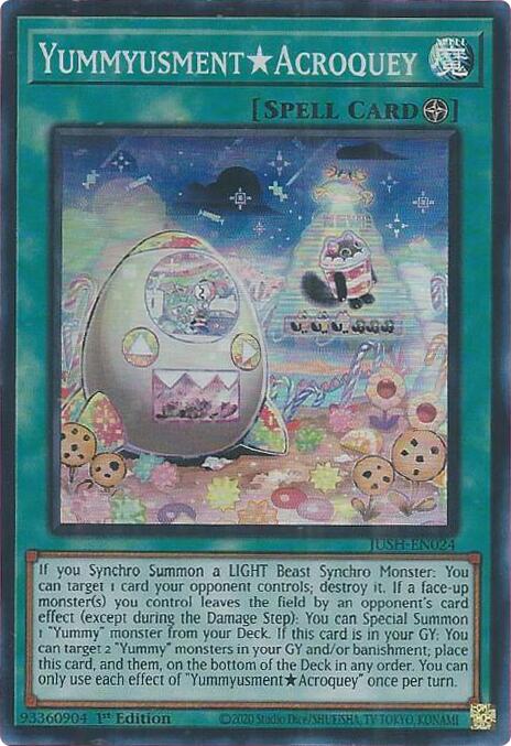 YummyusmentAcroquey (Super Rare) [JUSH-EN024] Super Rare | Total Play