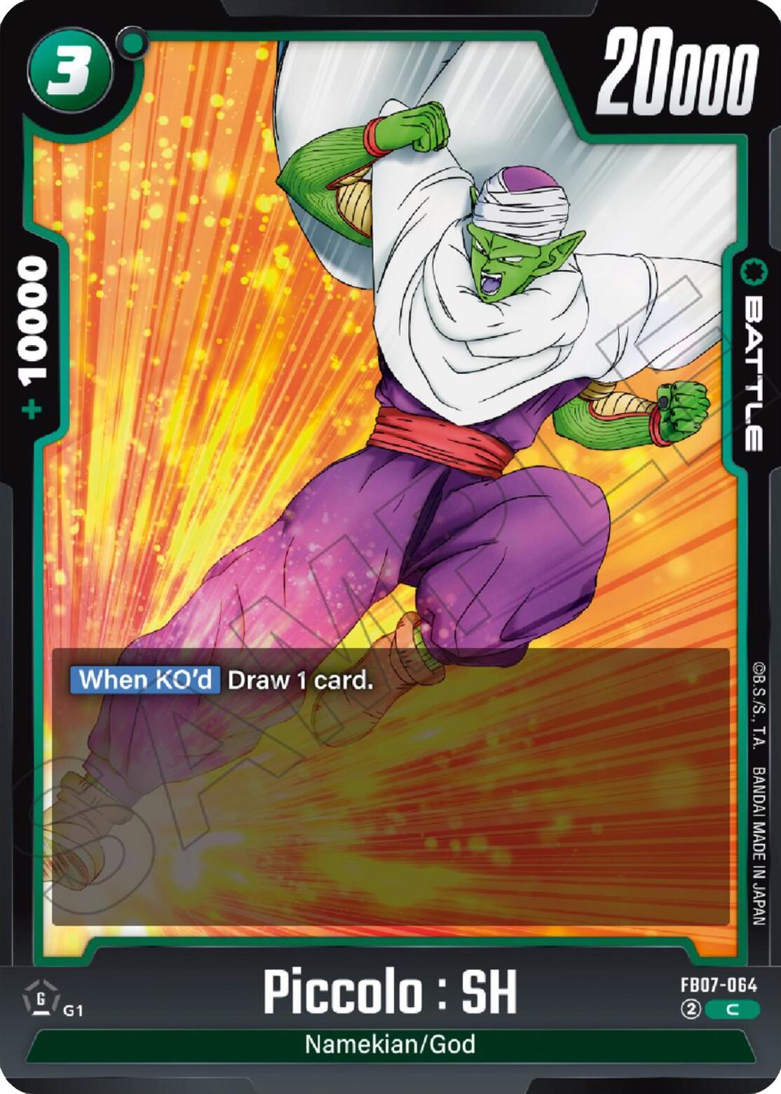 Piccolo : SH (FB07-064) [Wish For Shenron] | Total Play