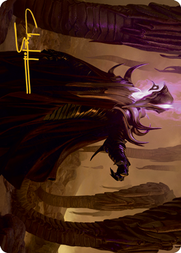 Extus, Oriq Overlord Art Card (Gold-Stamped Signature) [Strixhaven: School of Mages Art Series] | Total Play
