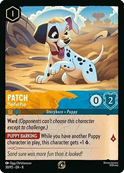 Patch - Playful Pup (30/P2) [Promo Cards] | Total Play