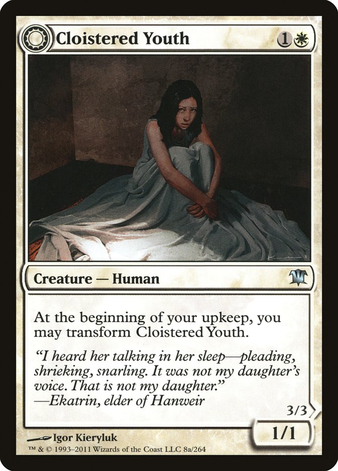 Cloistered Youth // Unholy Fiend [Innistrad] | Total Play