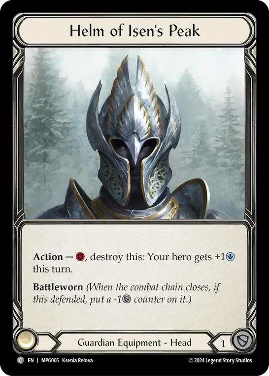 Helm of Isen's Peak [MPG005] (Mastery Pack Guardian) | Total Play