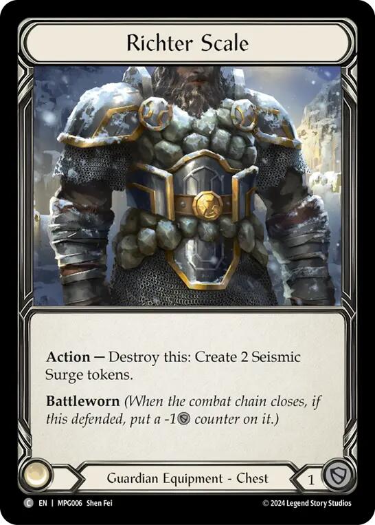 Richter Scale [MPG006] (Mastery Pack Guardian)  Cold Foil | Total Play