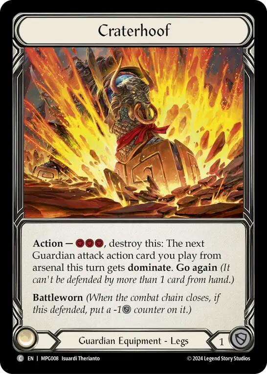 Craterhoof [MPG008] (Mastery Pack Guardian)  Cold Foil | Total Play