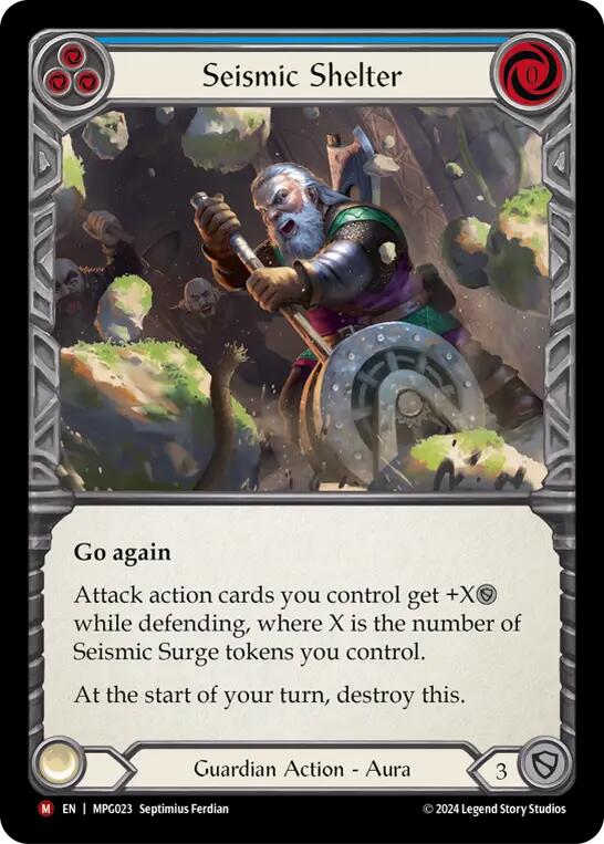 Seismic Shelter [MPG023] (Mastery Pack Guardian)  Rainbow Foil | Total Play
