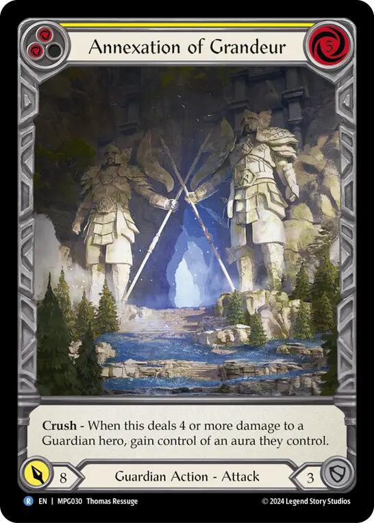 Annexation of Grandeur (Extended Art) [MPG030] (Mastery Pack Guardian)  Rainbow Foil | Total Play