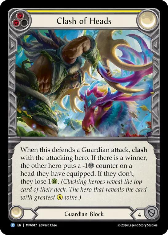 Clash of Heads [MPG047] (Mastery Pack Guardian)  Rainbow Foil | Total Play