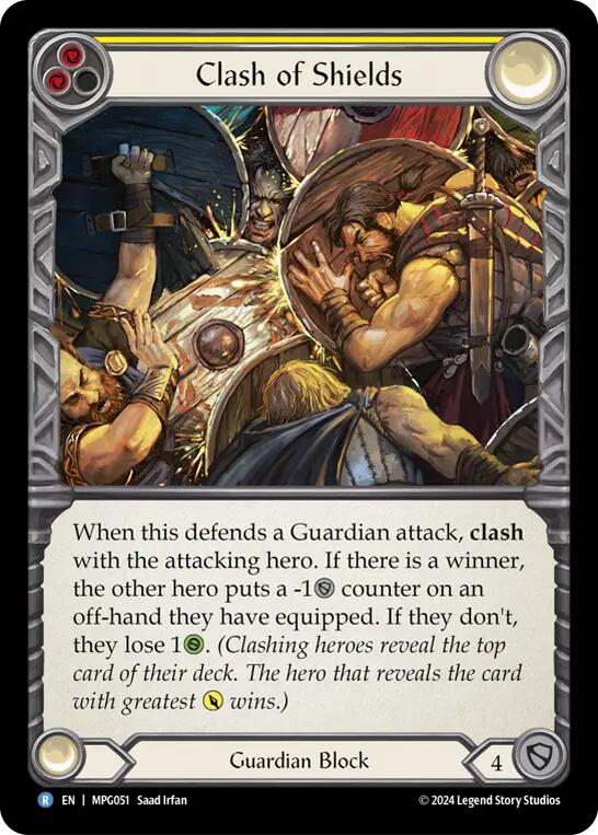 Clash of Shields [MPG051] (Mastery Pack Guardian)  Rainbow Foil | Total Play