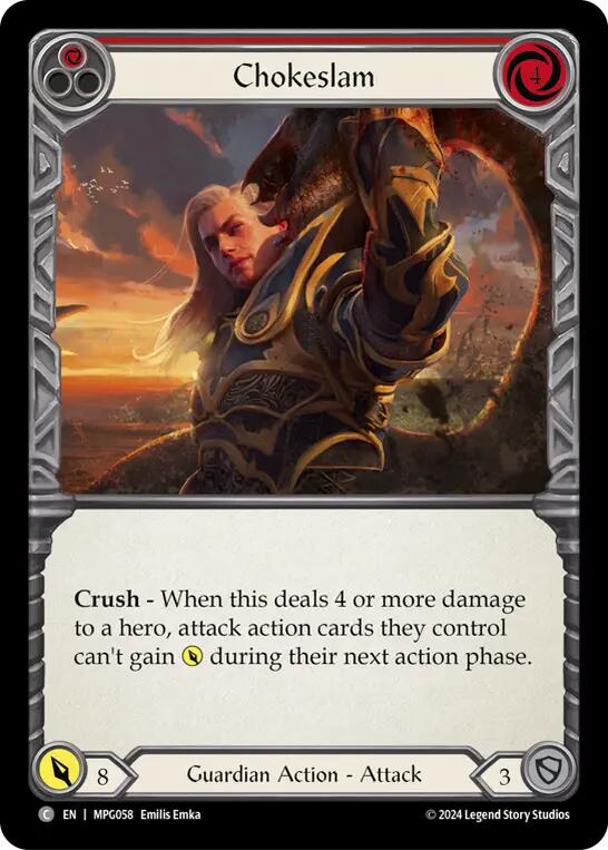 Chokeslam (Red) [MPG058] (Mastery Pack Guardian) | Total Play