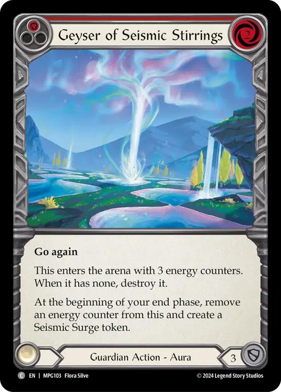 Geyser of Seismic Stirrings (Red) [MPG103] (Mastery Pack Guardian) | Total Play