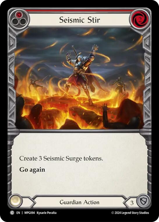 Seismic Stir (Red) [MPG094] (Mastery Pack Guardian) | Total Play