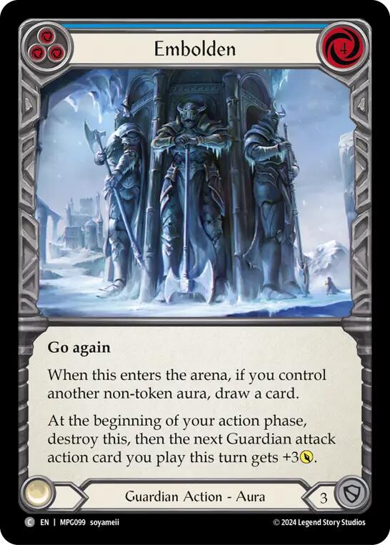 Embolden (Blue) [MPG099] (Mastery Pack Guardian) | Total Play