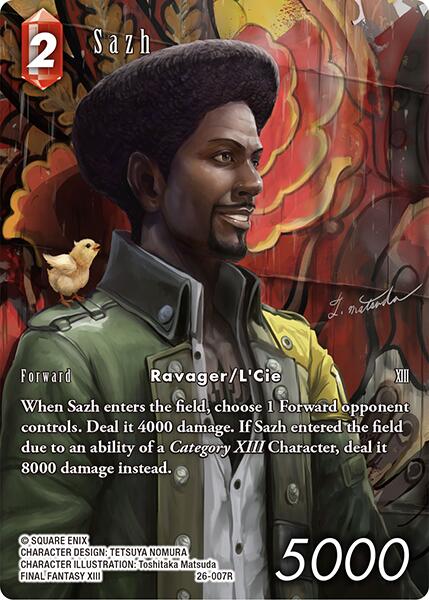 Sazh (Full Art) [Gunslinger in the Abyss] | Total Play
