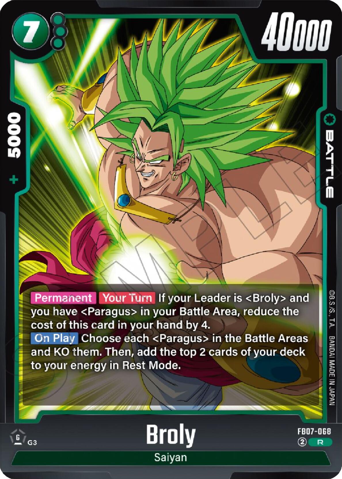 Broly [Wish For Shenron] | Total Play